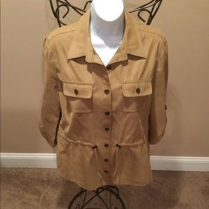 FAUX SUEDE JACKET